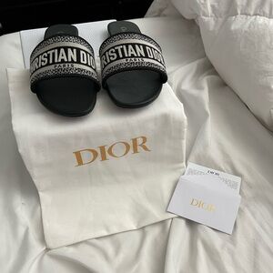 Dior dway slides black